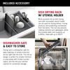30&rdquo; Granite Composite Workstation Kitchen Sink Undermount Single Bowl with WorkFlow&trade; Ledge and Accessories in Dark Grey